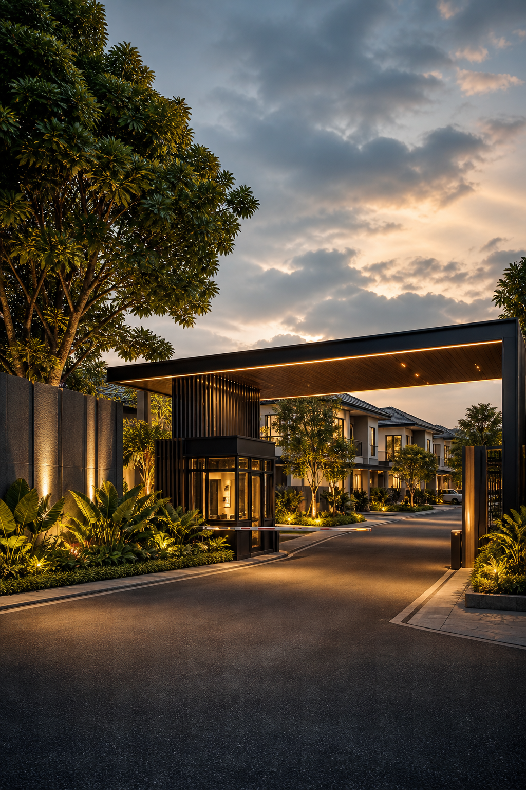 Dheely Residents private gated entrance