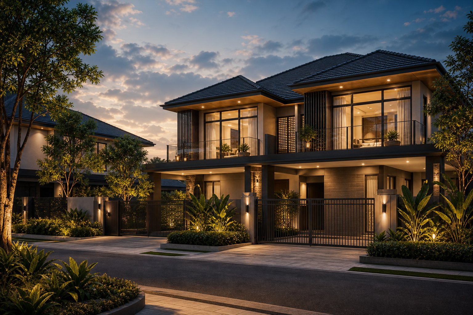 Semi Detached example at Dheely Residents