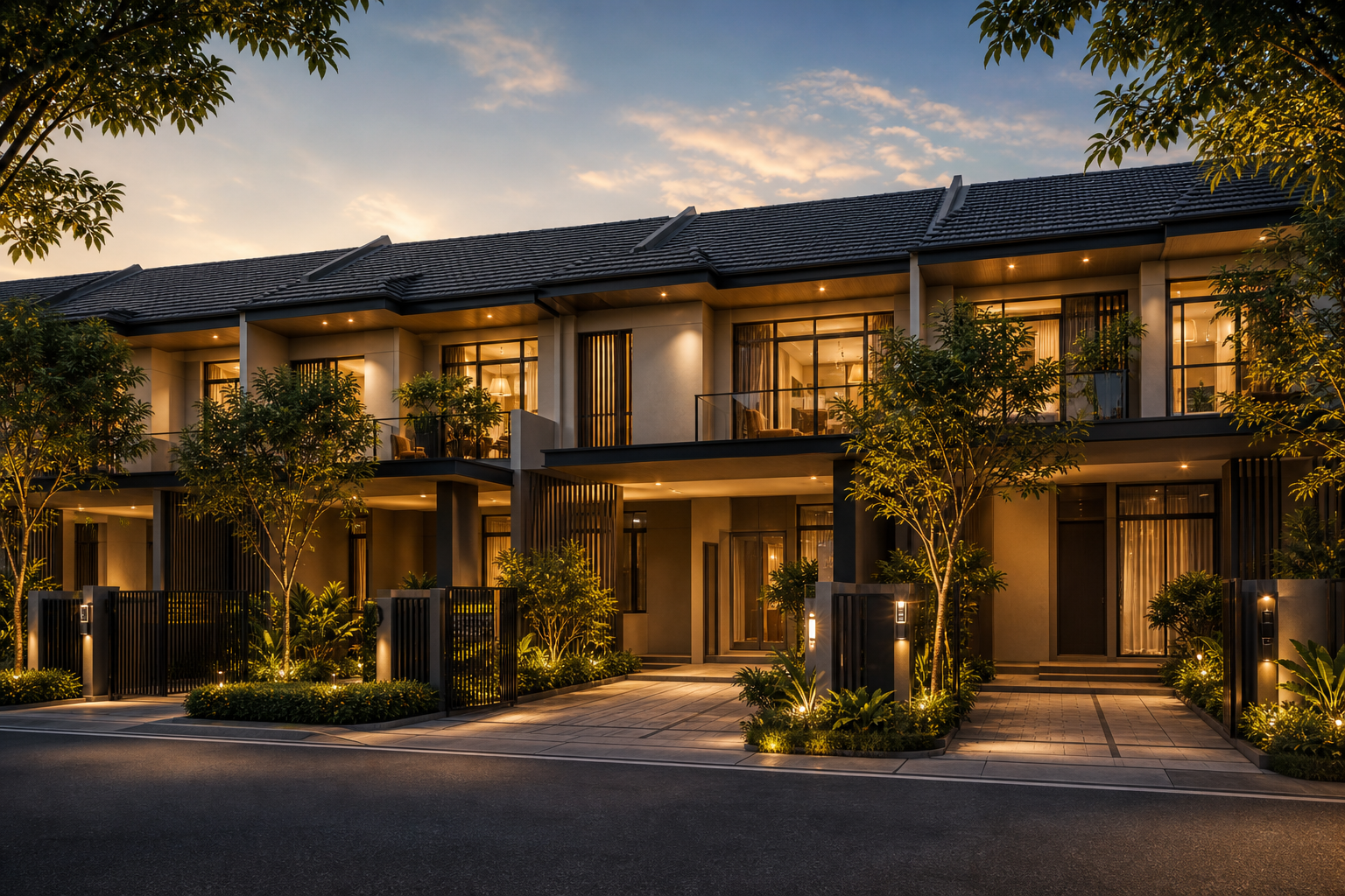 Terrace House example at Dheely Residents
